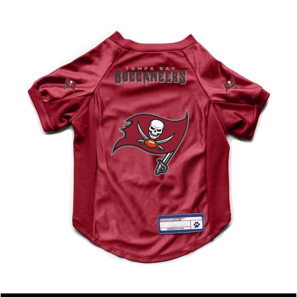 NEW Tampa Bay Buccaneers NFL Pet Jersey Red Mesh Dog Shirt Premium Pet‎ Gear XL
